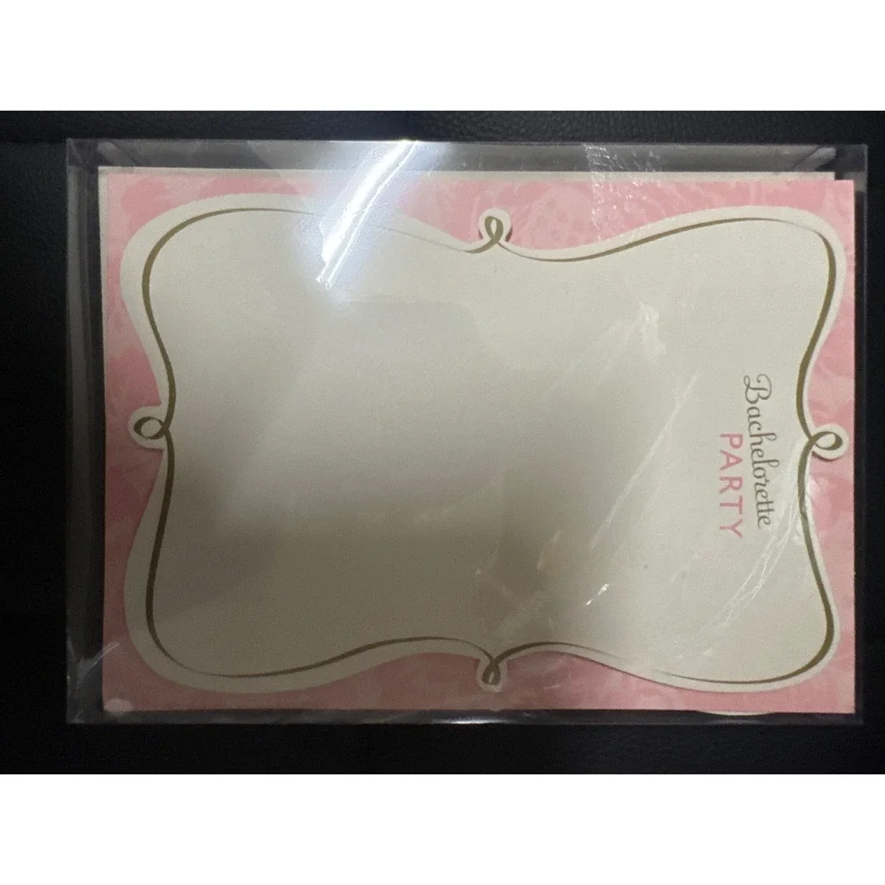 20 Anna Griffin The Wedding Studio Bachelorette Party Invitations Pink Gold - Picture 2 of 4